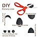 48 Pcs Heel Cushion Pads for Women Heel Shoe Grips Liner Self-Adhesive Shoe Insoles Non-Slip Rubber Adhesive Sole Protector No Slip on Bottom of Shoes Cushion Foot Care Protector (Multicolor Suit)