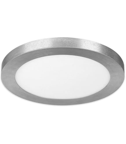 Amazon.com: Feit Electric 13 in. W x 13.1 in. L Nickel LED Flat