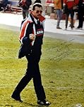 MIKE DITKA AUTOGRAPHED 16X20 PHOTO CHICAGO BEARS "THIS ONE IS FOR YOU" GIVING THE FINGER PSA/DNA STOCK #63688