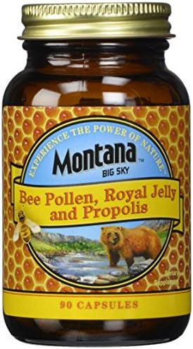 Montana Big Sky Bee Pollen Royal Jelly And Propolis Capsules 90 Count Pack Of 12 Amazon Sg Health Household Personal Care