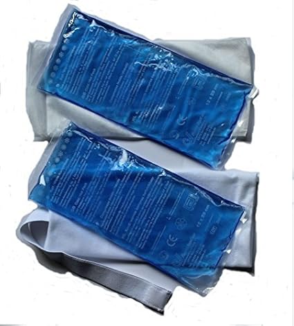 Bellasan Kalt/Warm Kompresse mit Klettbandage und Schutzhülle, 1er Pack (1 x 2 Stück)