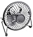 PowerTRC Mini USB Table Desk Personal Fan (Metal Design, Quiet Operation 3.9' USB Cable, High Compatibility)