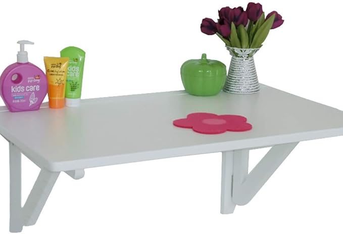 An Der Wand Montierter Klapptisch Aus Klapptisch (Naturkiefer