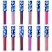 SHERUI 12pc Cosmetics Professional Selected MATTE Lip Color Lipstick Set of 12