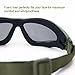 Viriber Motorcycle Goggles Bike Goggles UV Protective Outdoor Glasses Dust-proof Protective Combat Goggles Military Sunglasses Outdoor Tactical Goggles