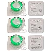 10 Pack Sterile Syringe Filter PES Hydrophilic Filtration 0.22um Pore Size, 33mm Diameter Membrane Sterile PES Membrane Indiv