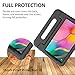 BMOUO Kids Case for Samsung Galaxy Tab A 10.1 (2019) SM-T510/T515, Shockproof Light Weight Protective Handle Stand Kids Case for Galaxy Tab A 10.1 Inch 2019 Release SM-T510/T515 - Black