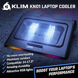 KLIM KN01 RGB Laptop Cooling Pad - New 2023