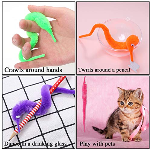 magic wiggly twisty fuzzy worm