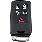 Kilessgo Key Fob Replacement for 2007-2017 Volvo XC70 V70 V60 V40 XC60 S80 S60 KR55WK49264 433MHz 5 Buttons