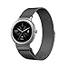Balerion Band for Nokia steel ,Withings Steel HR 36MM,Activité Sapphire an,Mesh band with Magnetic Lock/Closure Clasp Mesh Loop Stainless Steel Band for Withings Steel HR 36MM-Mesh Black 36MM
