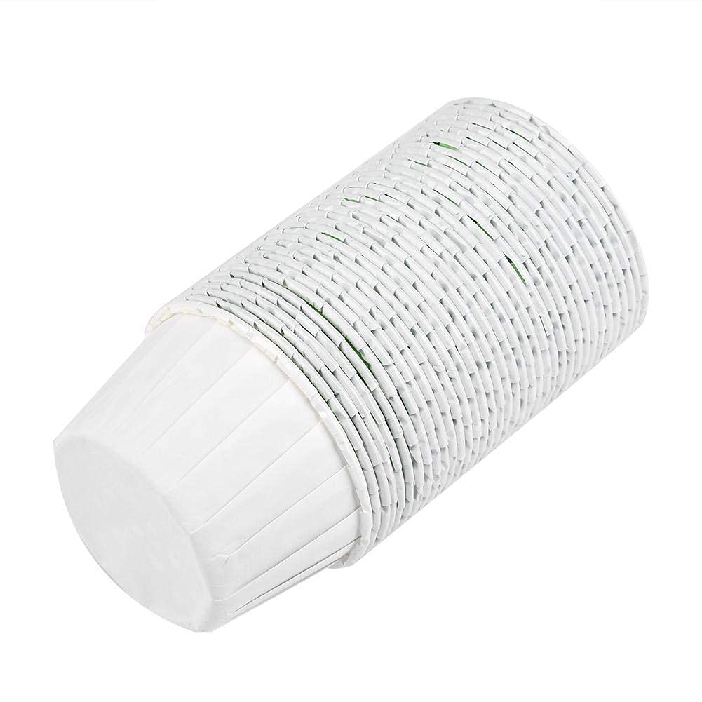 FTVOGUE 100Pcs Round Cake Baking Cups, Food Grade Paper, Disposable, for Wedding, Birthdays & Themed Celebrations