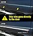 Made In USA! Works With 2014-2018 Silverado/Sierra Crew Cab Body Side Molding Trim 1 1/8'' 4PC