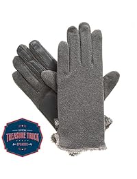 Guantes isotoner de lana elástica para mujer con tecnología Microluxe y Smart Touch