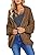 Damen Strickjacke Grobstrick Cardigan - Lange Open Front Jacke Mit Taschen