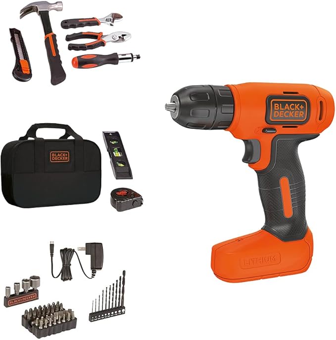 Black Decker Bdcd8pk 8v Max Drill Project Kit Amazon Ca Tools Home Improvement