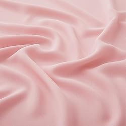 MaiMaiSuan 60" Wide Light Pink Chiffon Fabric by