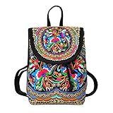 Froomer Vintage Women Canvas Satchel Travel School Backpack Rucksack Shoulder Bag