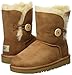 UGG BIG KIDS BAILEY BUTTON Style# 5991Y GS Color: CHESTNUT,Size:6 M