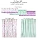 The Peanut Shell Pink and Purple Floral and Mint Dot 3 Piece Crib Bedding