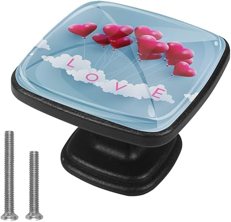 Xingruyun Pomos y Tiradores el Globo de Amor es Brillante Perillas de