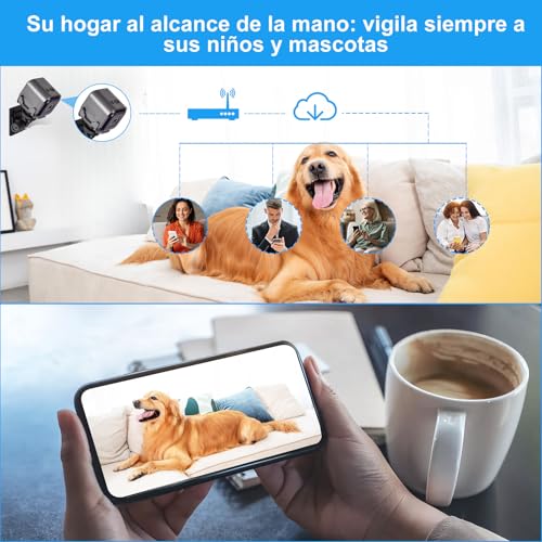 Spy Camera 1080P Mini Surveillance Camera Wifi Indoor 2026 New Hidden Spy Camera to View on Mobile Security Cameras with Night Vision Surveillance Indoor/Outdoor Motion Detection