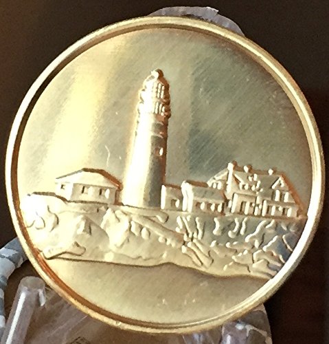 Fog Light Prayer Lighthouse Clean Bronze Medallion Chip - Recoverychip