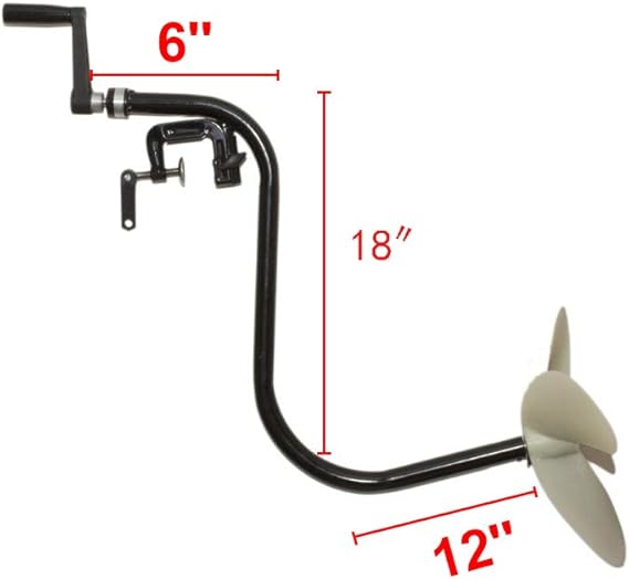 BRIS HAND OPERATED OUTBOARD MOTOR SMALL LIGHT INFLATABLE PONTOON BOAT