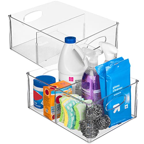 ClearSpace All-Purpose Bins with Divider – Perfect