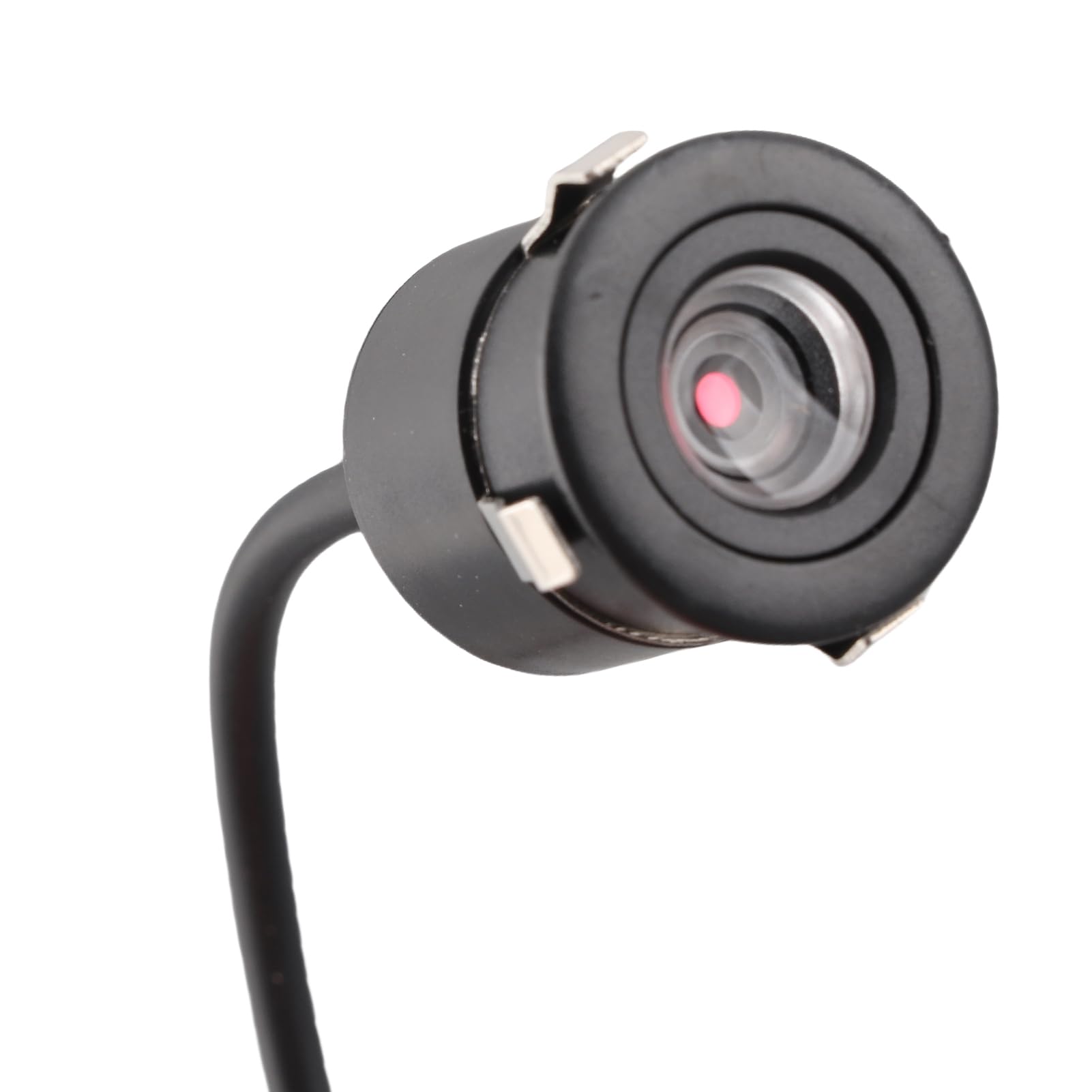 Yunir Mini CCTV Camera, 170° Wide Angle Wired Waterproof Color CCTV CCD IR Night Vision NTSC Camera for Car