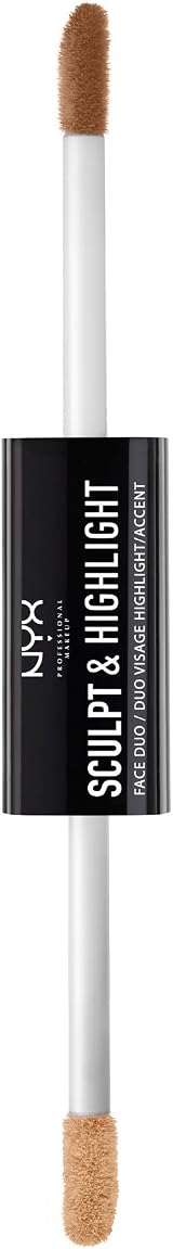 NYX Professional Makeup Sculpt & Highlight Face Duo Cream Contour Almond Light view 5