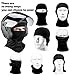 Winter Balaclava - Windproof Ski MasK-Cold Weather Face Mask Motorcycle Neck Warmer Cycling Beanie or Tactical Balaclava Hood - Thermal Comfortable Moisture Wicking-for Men Women Boys Girls (Black F)