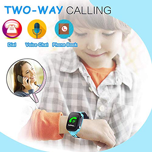 Smart Watch for Kids GPS/LBS Tracker Phone, IP67 Waterproof Smartwatch