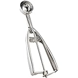 Solula 18/8 Stainless Steel Small Ice Cream Scoop Disher Cookie Scoop Melon Baller