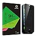 QEONIX iPhone XR Privacy Screen Protector 6.1 inch, Premium Anti-Spy Real 9H Tempered 3D Glass / Case Friendly, Scratch Proof