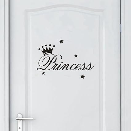 Tophappy Wall Stickers Frasi Famiglia In Ingleseprincess Removibile Impermeabile Adesivi Murali Adesivo Da Pareteporta Per Camera Da Letto Della