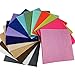 88pcs 4 x 4 inches (10 x 10cm) Assorted Color Mini Felt Fabric Sheets Patchwork Sewing DIY Craft 1mm Thick