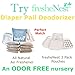Diaper Pail Deodorizer & Air Purifier Holder for Bamboo Charcoal Sachet ( 3 holders included ) - FresheNest by Lil Tootie Pootie LLC
