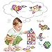 Soyee Magnetic Blocks STEM Educational Toys for 3,4 and 5+ Year Old Boys and Girls Creative Construction Fun Magnetic Tiles Kit Gifts for Kids - 100pcs Super Refill Kit