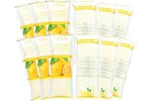 Toyar Paraffin Wax Refills, 12 Pack Lemon Scented Paraffin Wax Beads Blocks for Paraffin Bath, Paraffin Wax Machine Refills for Hand Feet Dry Skin,Rrelieves muscle fatigue, Hydration and nourish