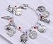 Star Wars 7 ( 11 Themed Charms) Silvertone Metal Charm Bracelet