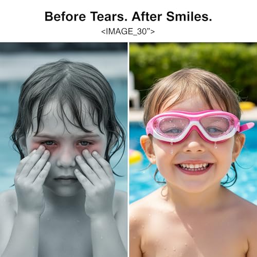 Seaflar Anti-fog Swimming Goggles for General Use | UV Protection, Waterproof, Silicone Seal | Swimming Goggles for Children 6 to 14 Years