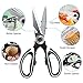 Heavy Duty Kitchen Shears, Olivivi Ultra Sharp Scissors with Cover for Chicken, Poultry, Fish, Meat, Vegetables, Herbs