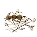 CiboWares Bamboo Knot Cocktail and Hors' D'oeuvre Picks, 4 Inches, Red, Package of 100
