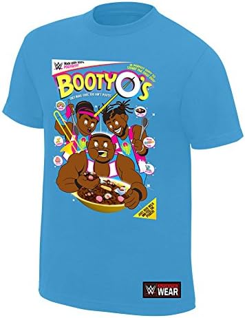 WWE The New Day Booty-O's Youth T-Shirt Teal Large