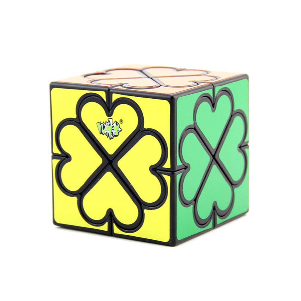Yealvin Eight- Axis Skewb Cube Heart-Shaped Magic Cube Black Puzzle Cube Brain Teasers Smooth Magic Cubes Puzzles Collection