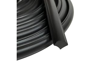 Tintvent EPDM Dense Rubber Black Window Locking Key Gasket, Mates up with Dual Piece Locking Gaskets, Black, 26Feet