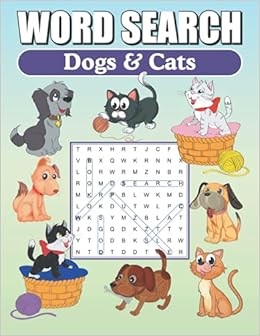 Dogs Cats Word Search Word Find Puzzle Book For The Pet Lover Publishing Greater Heights Amazon Com Books