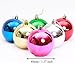 Honeyhome Multicolor Christmas Ball Decorations (40mm/1.57in), Tree Shatterproof Colorful Balls Ornaments, Festive Hanging Decor Pack of 24pcs (A)