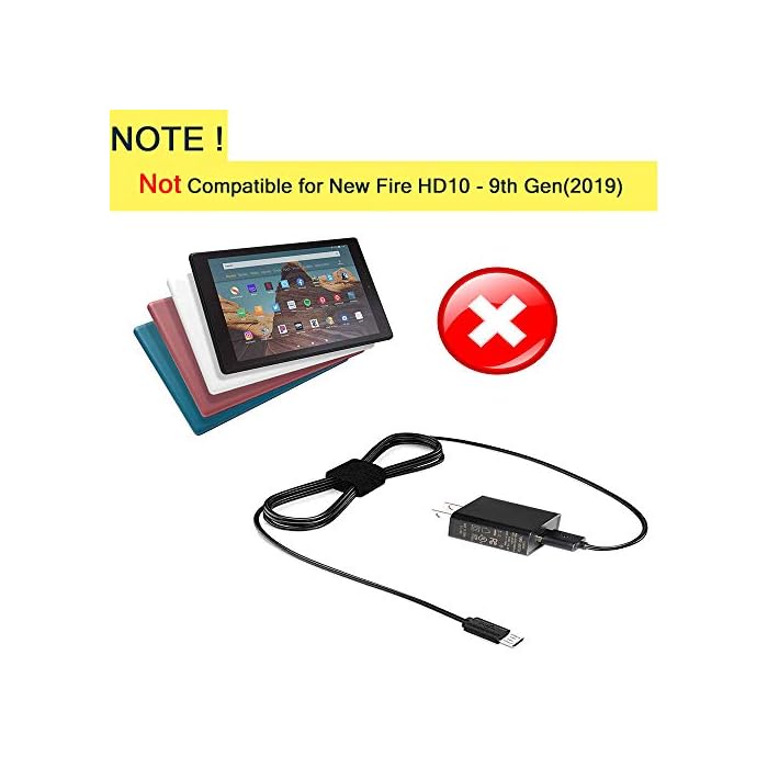 Kindle Fire Fast Charger, AC Adapter Rapid Charger with 5Ft MicroUSB